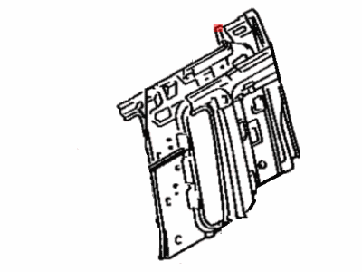 Toyota 61732-04010 Panel, Roof Side, Inner LH