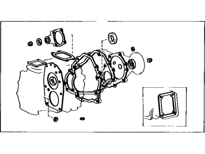 Toyota 04362-35050 Gasket Kit, Transfer Overhaul