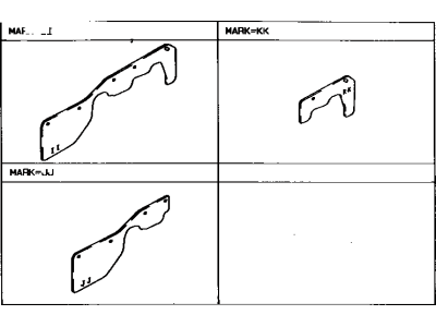 Toyota 53736-89127 Seal, Fender Apron