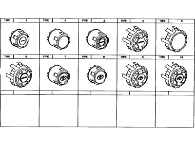 Toyota 42603-35320 Wheel Hub Ornament Sub-Assembly