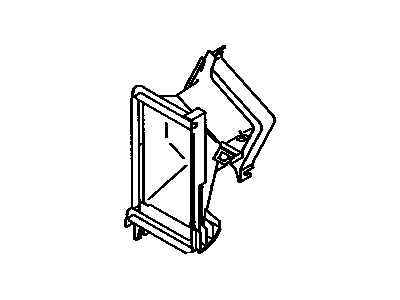 Toyota 87211-04030 Duct, Air