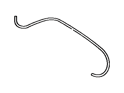 Toyota 90447-08032 Hose, Front Differential Vacuum