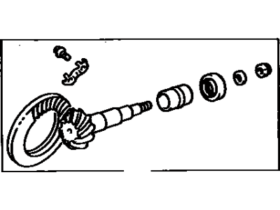 Toyota 41201-39736 Final Gear Kit, Differential, Front