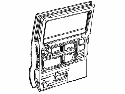 Toyota 67113-95D00 Panel, Slide Door, Outer RH