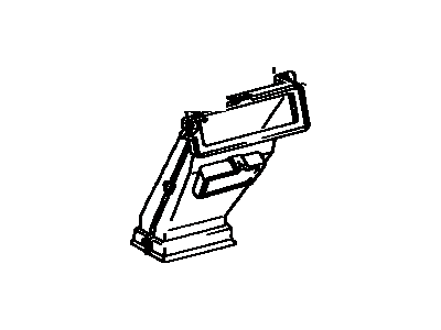 Toyota 55086-28030 Duct Sub-Assembly, Heater To Register