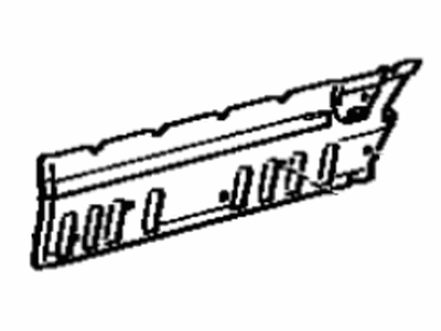 Toyota 57406-28041 Rail, Floor Side, Center LH