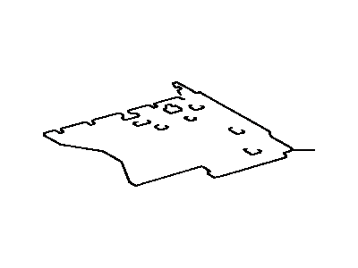 Toyota 58415-28041 Board, Rear Floor