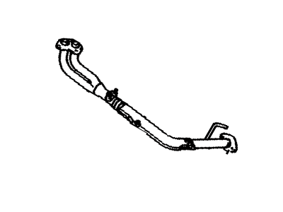 Toyota Van Exhaust Pipe - 17410-73351