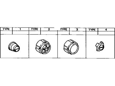 Toyota 42603-27030 Wheel Hub Ornament Sub-Assembly