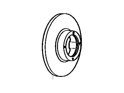 1985 Toyota Van Brake Disc - 43512-28050