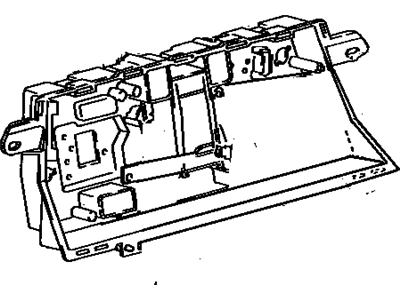 Toyota 83132-28250 Case, Combination Meter