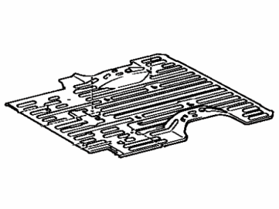 Toyota 58311-95D03 Pan, Rear Floor