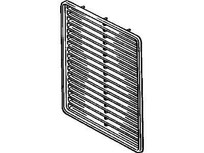 Toyota 62905-87001-03 Louver, Quarter Ventilation