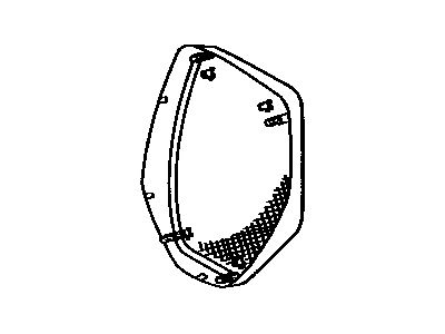 Toyota 86226-28010-03 Cover, Speaker, Rear