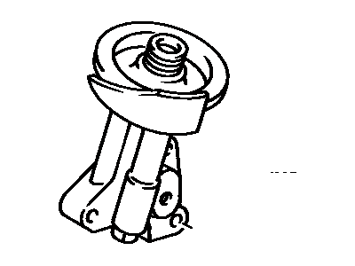 15609-71011 Toyota Bracket Sub-Assembly, Oil Filter Illustration 1 of 1