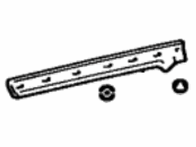 Toyota 62442-28010-04 GARNISH, Roof Side Rail LH