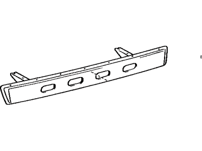 Toyota 52023-28010 Reinforcement Sub-Assy, Rear Bumper