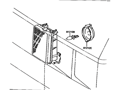 Toyota 81220-28010 Lamp Assembly, Fog