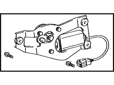 Toyota 85120-87002 Motor And Bracket Assy, Rear Wiper