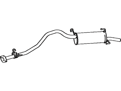 Toyota Van Exhaust Pipe - 17405-73111