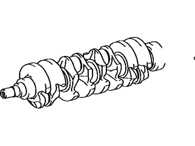 Toyota 13411-73010 CRANKSHAFT