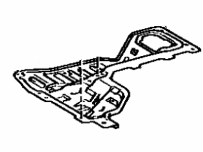 Toyota 58407-28060 Cover Sub-Assembly, Engine Service Hole Sub