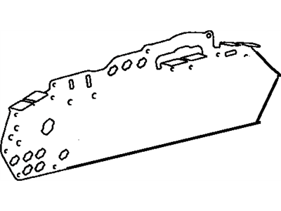 Toyota 83861-08070 Plate, Meter Circuit