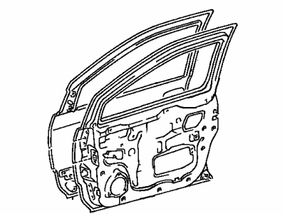 Toyota 67002-08020 Panel Sub-Assy, Front Door, LH