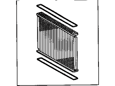 Toyota 04160-08010 Core Kit, Radiator