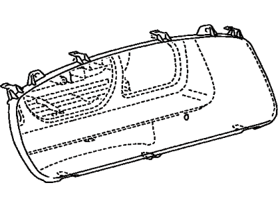 Toyota 83852-08010 Glass, Speedometer