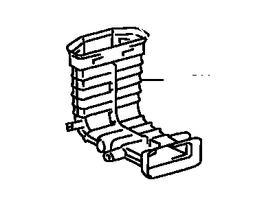 Toyota 87211-08010 Duct, Air