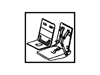 Toyota 73700-AE040-B0 Seat Assy, Child Restraint