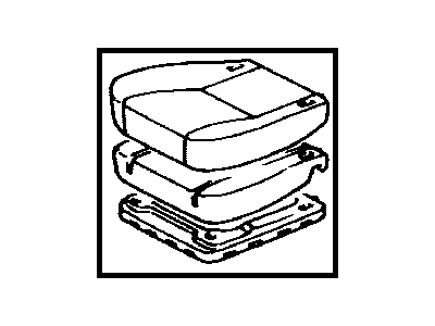 2002 Toyota Sienna Seat Cushion - 71410-AE030-B1