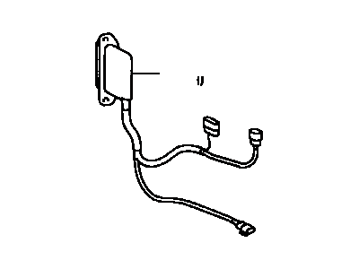 Toyota 84261-08010 Junction, Slide Door Control,Male