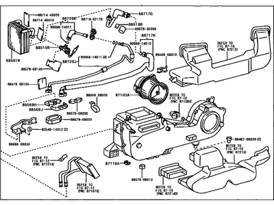 Toyota 87030-08010 Unit Assy, Cooling, Rear