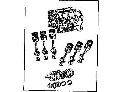 Toyota 11400-0A070 Block Assembly, Short