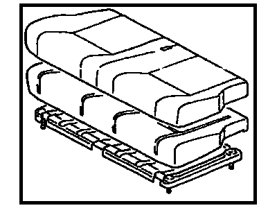 Toyota 79120-AE100-B1 Cushion Assembly Seat