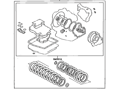 2000 Toyota Avalon Automatic Transmission Overhaul Kit - 04352-41010