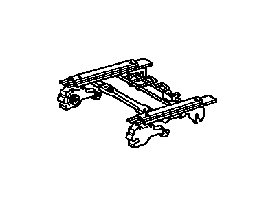 Toyota 72040-08010 ADJUSTER Assembly, Rear Seat