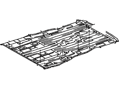 1999 Toyota Sienna Floor Pan - 58311-08010