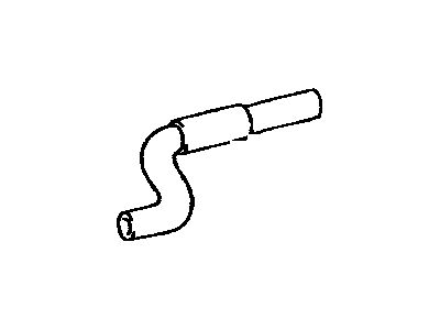 Toyota 16571-0A020 Hose, Radiator, Inlet