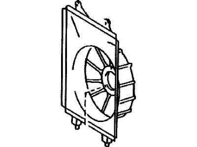 2003 Toyota Sienna Fan Shroud - 16711-0A070