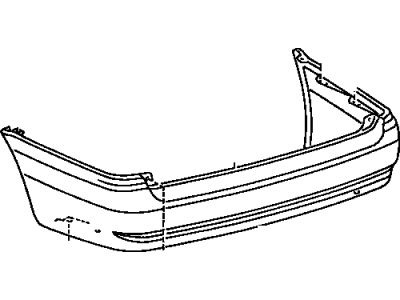 2001 Toyota Sienna Bumper - 52159-08010-B0