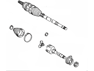 Toyota 43410-F4030 Shaft Assembly, Front Drive, Right