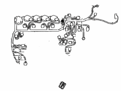 Toyota 82121-52310 Wire, Engine