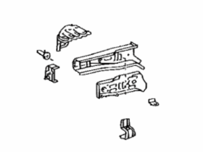 Toyota 57102-52903 Member Sub-Assy, Front Side, LH