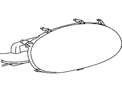 Toyota 83852-52040 Glass, Combination Meter