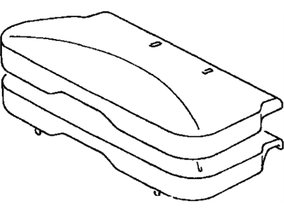 Toyota 71460-52181-B3 Cushion Assembly, Rear Seat