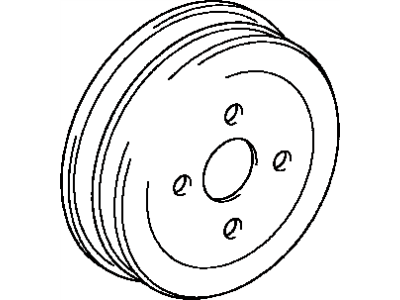 Toyota 42431-52011 Rear Brake Drum Sub-Assembly