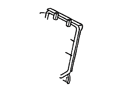 Toyota 71017-52100 Frame Sub-Assy, Rear Seat Back, RH